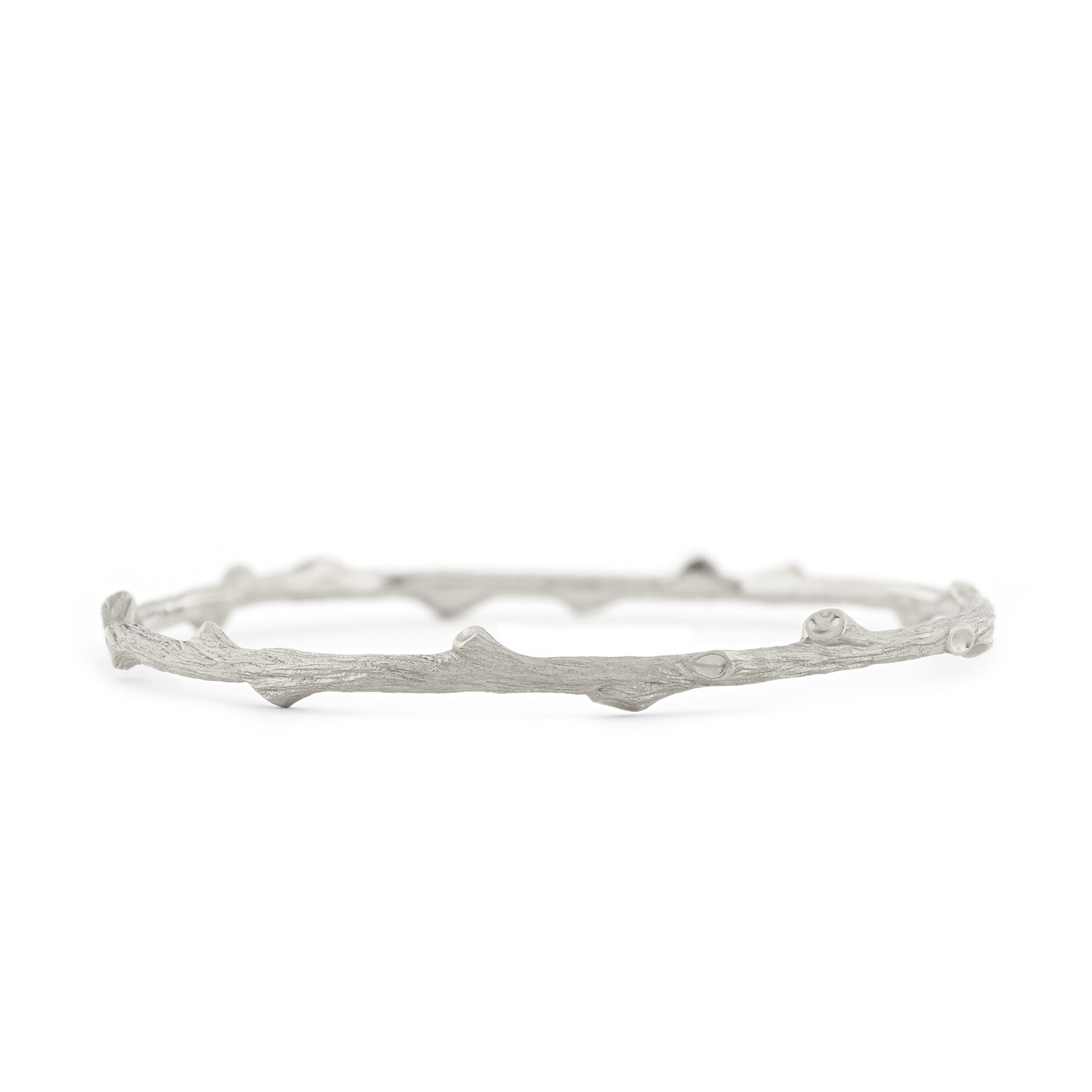 Baxter Moerman Woodland Branch Bangle in Silver