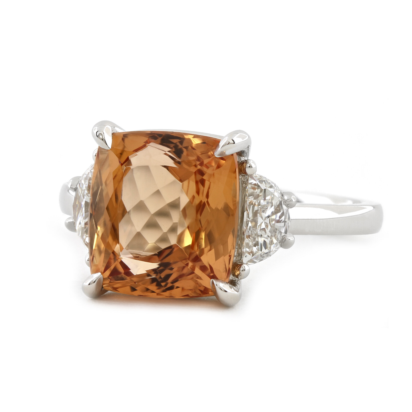 Baxter Moerman Penelope Ring with Imperial Topaz and Diamonds