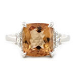 Baxter Moerman Penelope Ring with Imperial Topaz and Diamonds