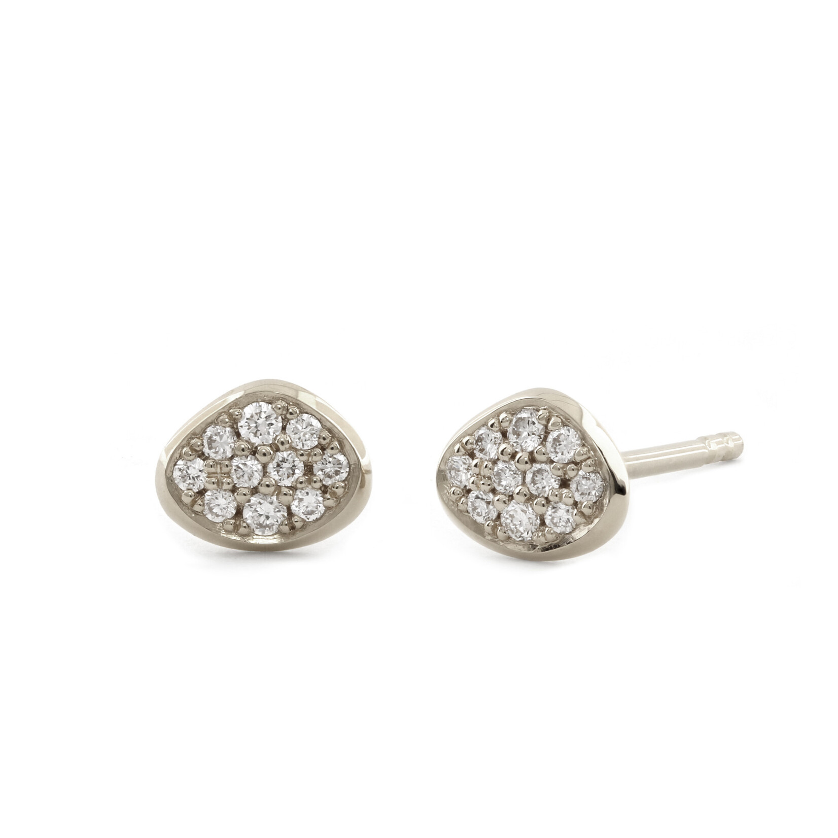 Baxter Moerman Piedras Pavé Stud Earrings