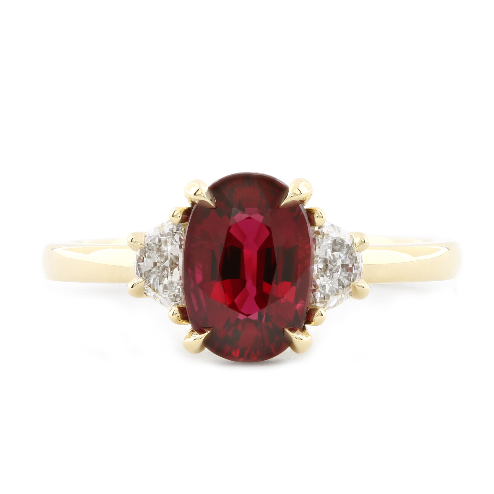 Baxter Moerman Penelope Ring with Ruby and Diamonds