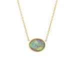 Baxter Moerman Lightning Ridge Crystal Opal Necklace