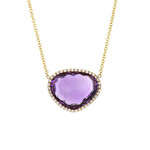 Baxter Moerman Piedras Halo Necklace with Amethyst