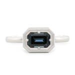 Baxter Moerman Anika Ring with Midnight Teal Spinel