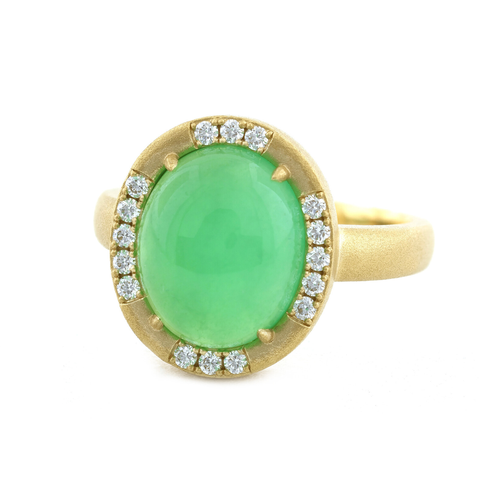 Baxter Moerman Coco Ring with Chrysoprase