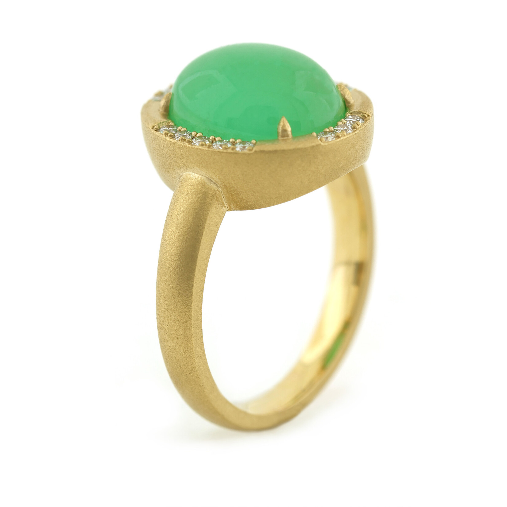 Baxter Moerman Coco Ring with Chrysoprase