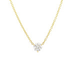 Baxter Moerman Diamond Solitaire Necklace with 1/2ct Diamond in Yellow Gold