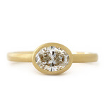 Baxter Moerman Kira Ring with Oval Diamond
