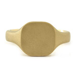 Baxter Moerman Square Cushion Signet Ring