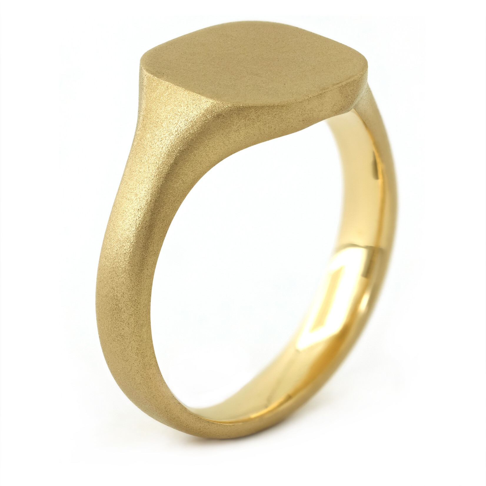 Baxter Moerman Square Cushion Signet Ring