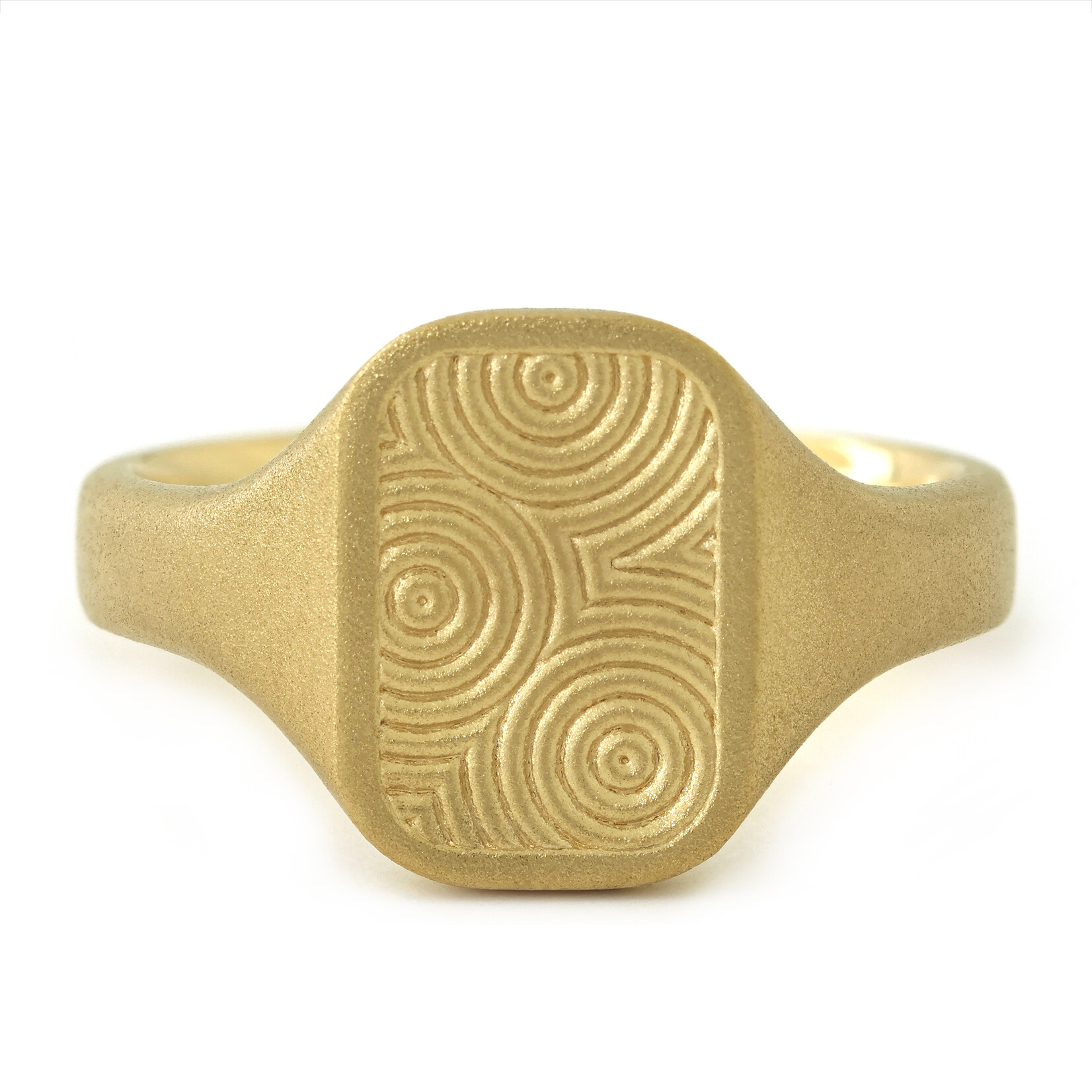 Baxter Moerman Ripple Signet Ring