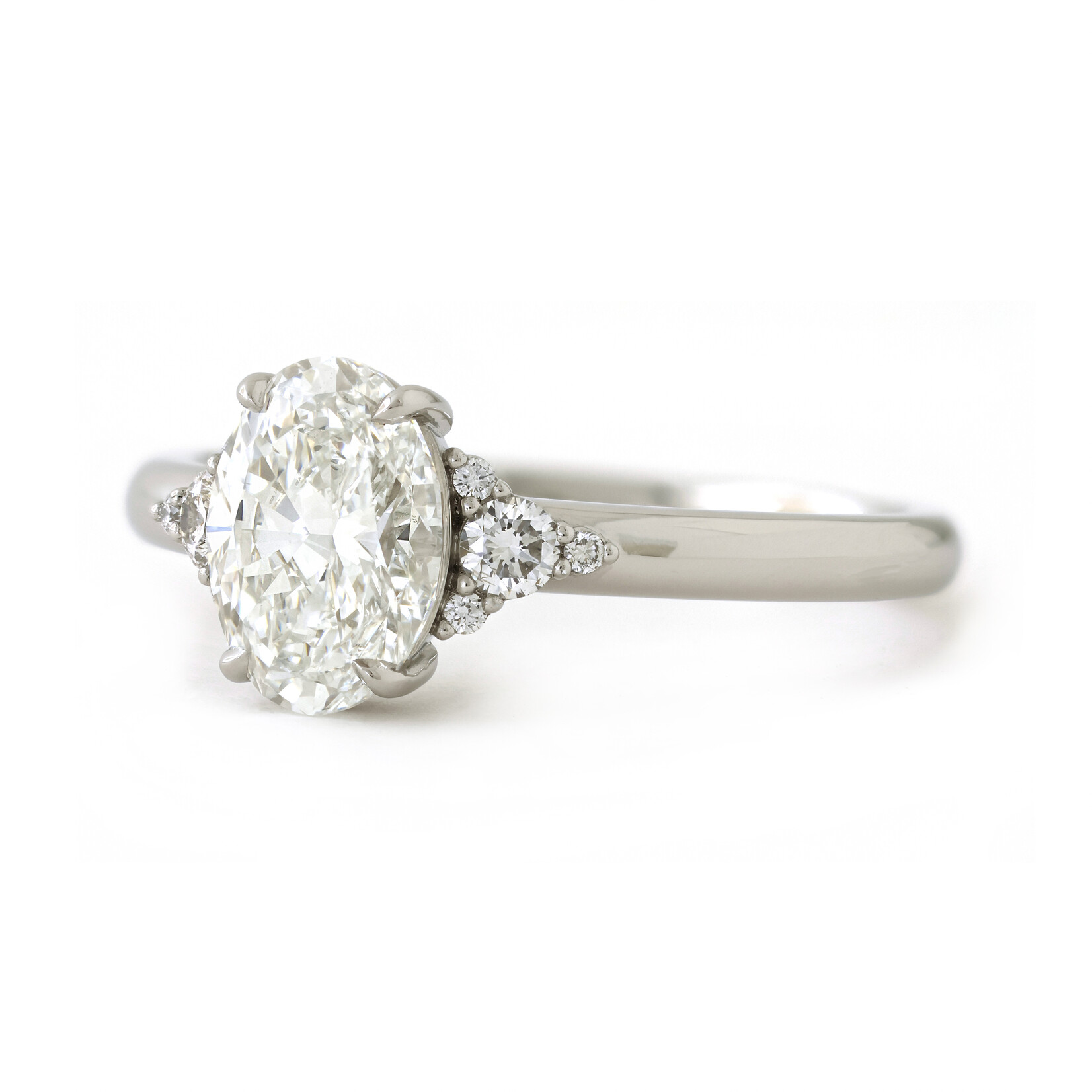 Baxter Moerman Maddie Engagement Ring with Oval Diamond