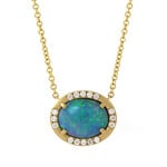 Baxter Moerman Coco Necklace with Black Opal