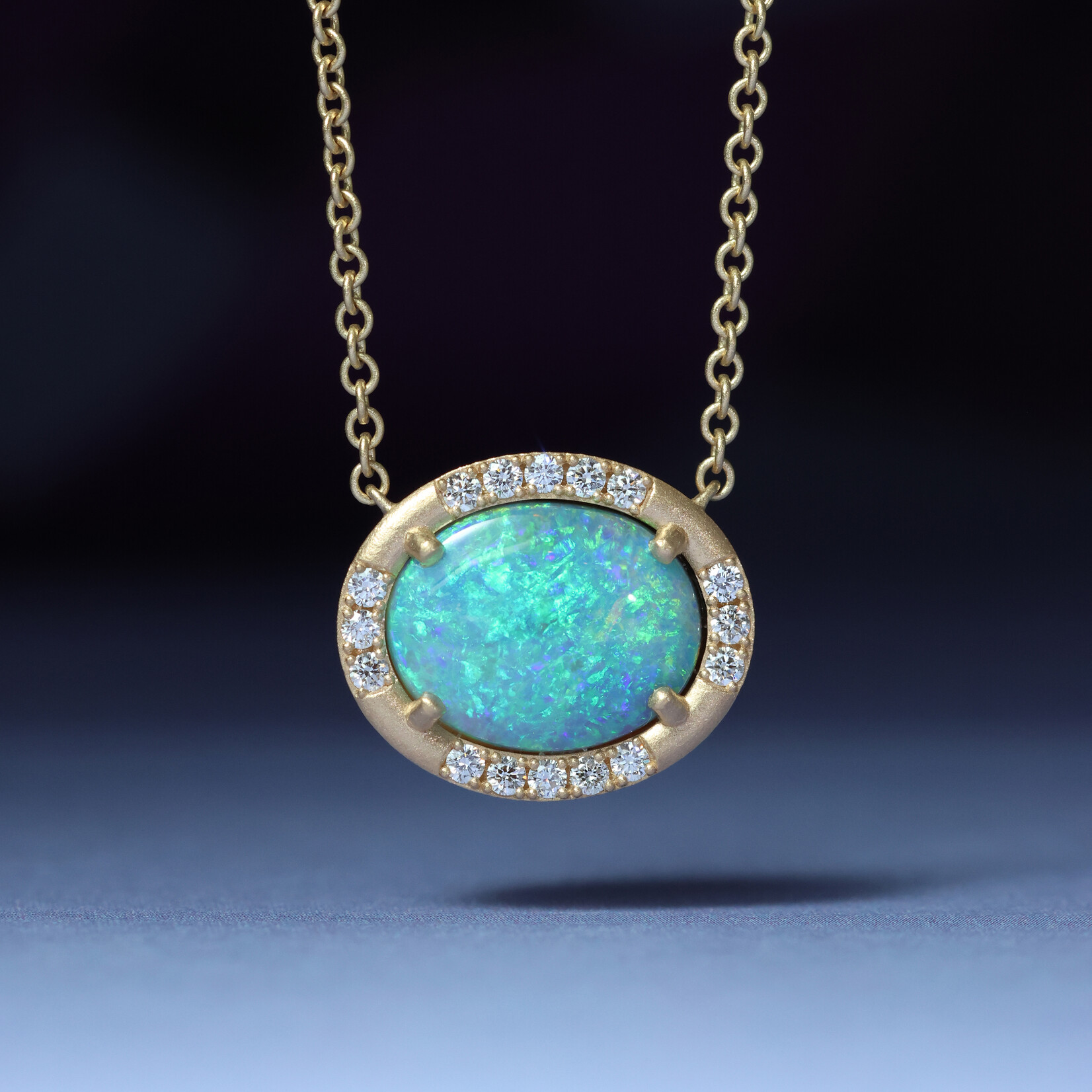 Baxter Moerman Coco Necklace with Black Opal