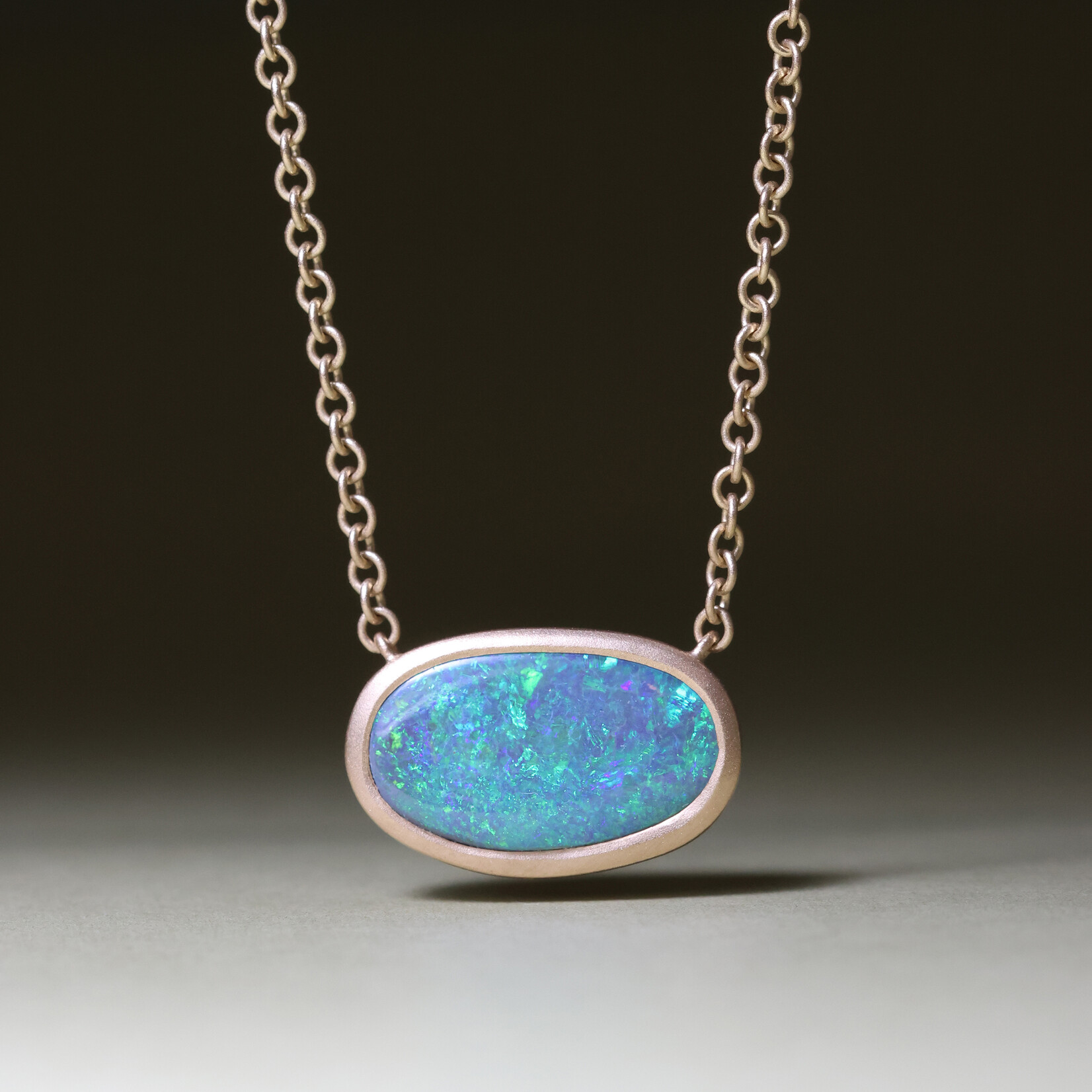 Baxter Moerman Lightning Ridge Opal Necklace