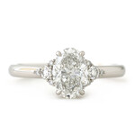Baxter Moerman Maddie Engagement Ring with Oval Diamond