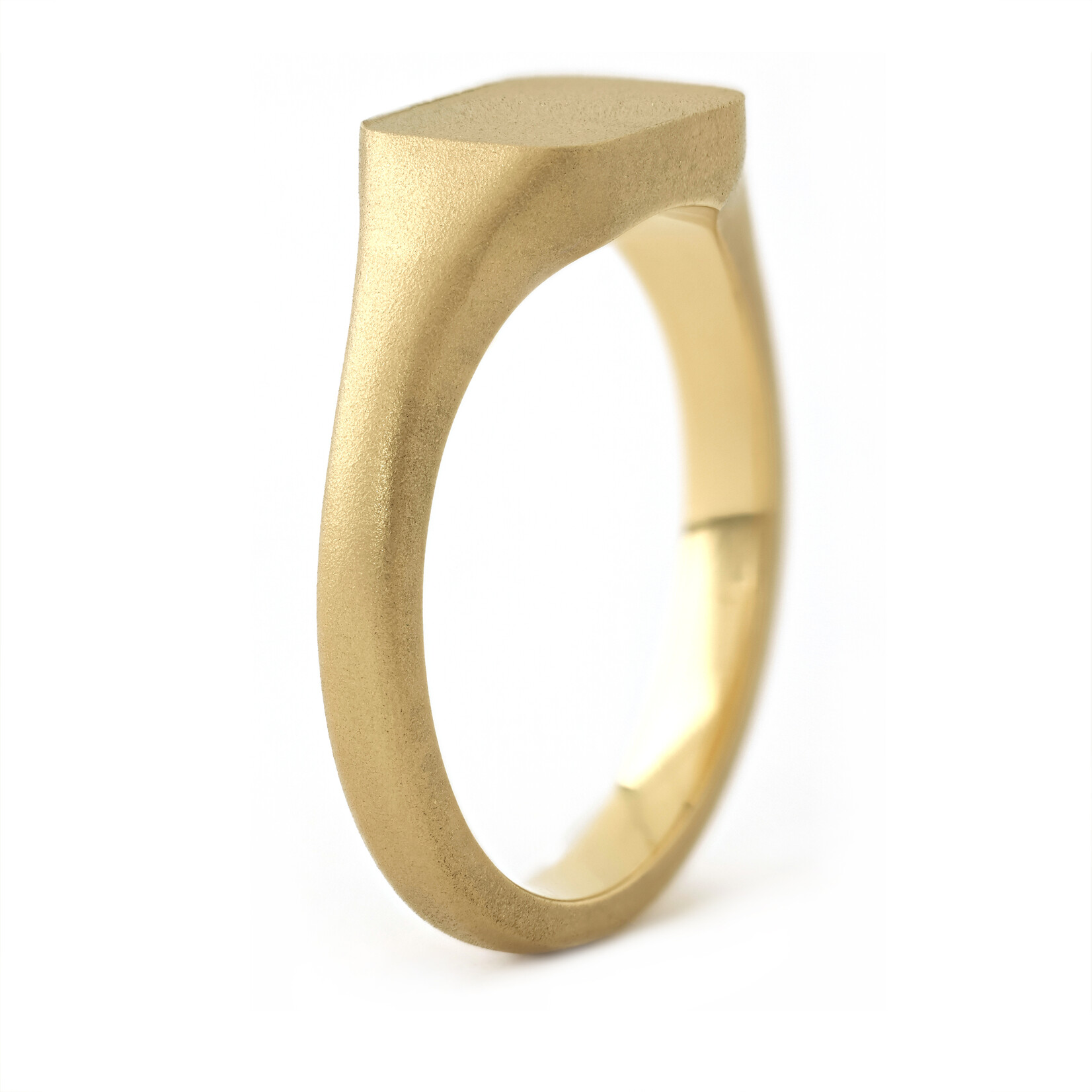 Baxter Moerman East/West Cushion Signet Ring