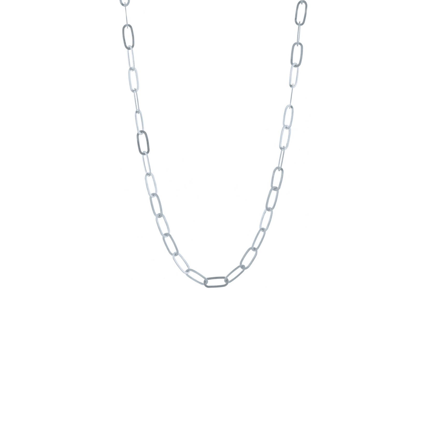 Baxter Moerman Niki Flat Link Necklace 18” Handmade Chain