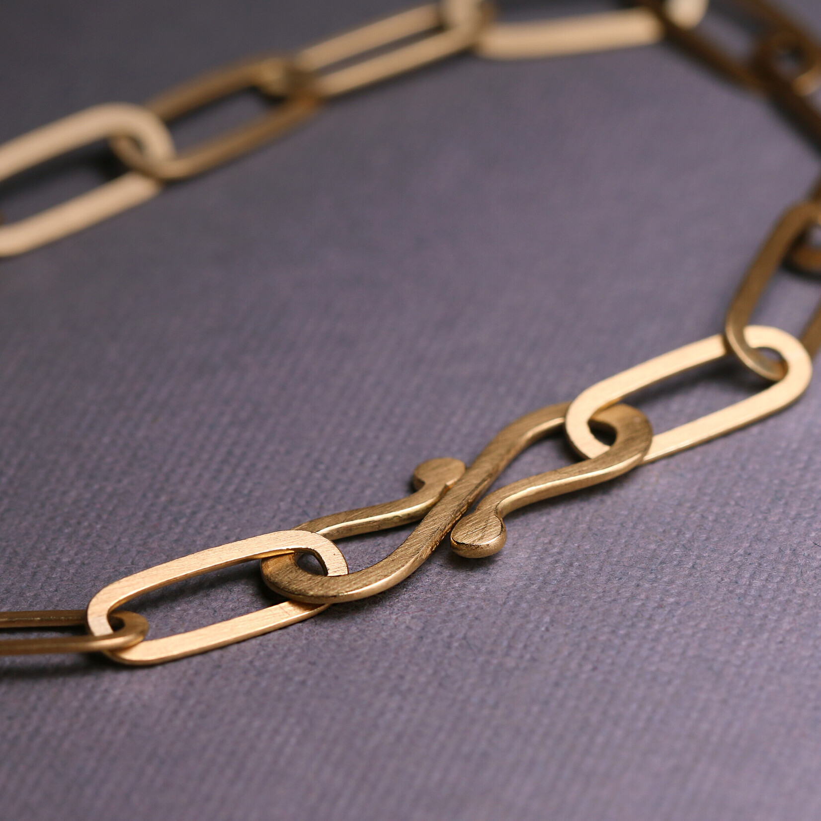 Baxter Moerman Niki Flat Link Handmade Chain Bracelet