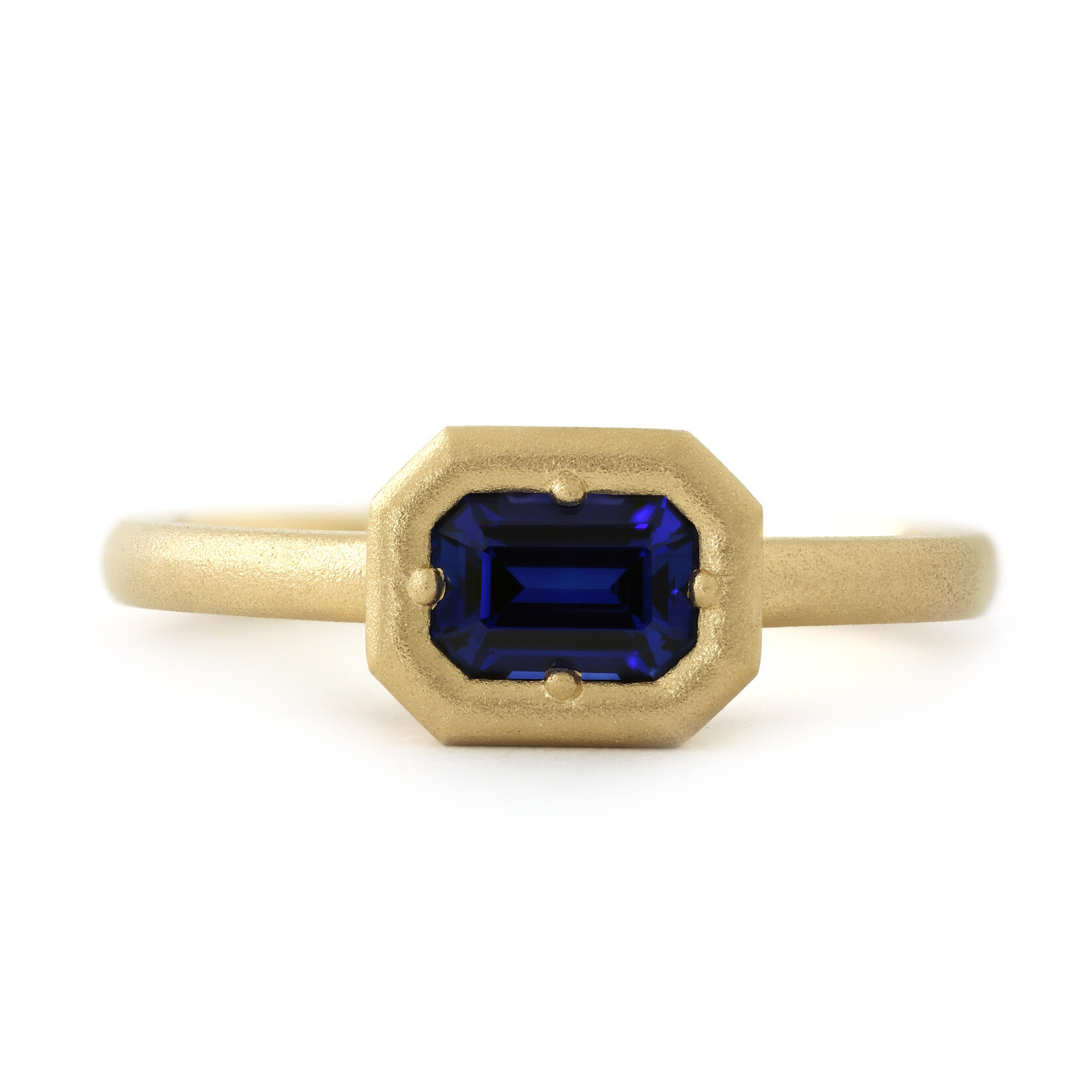 Baxter Moerman Anika Ring with Blue Sapphire