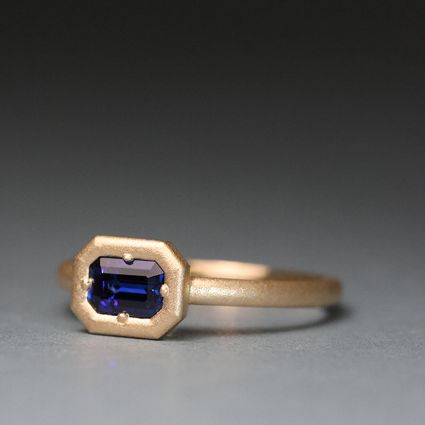 Baxter Moerman Anika Ring with Blue Sapphire