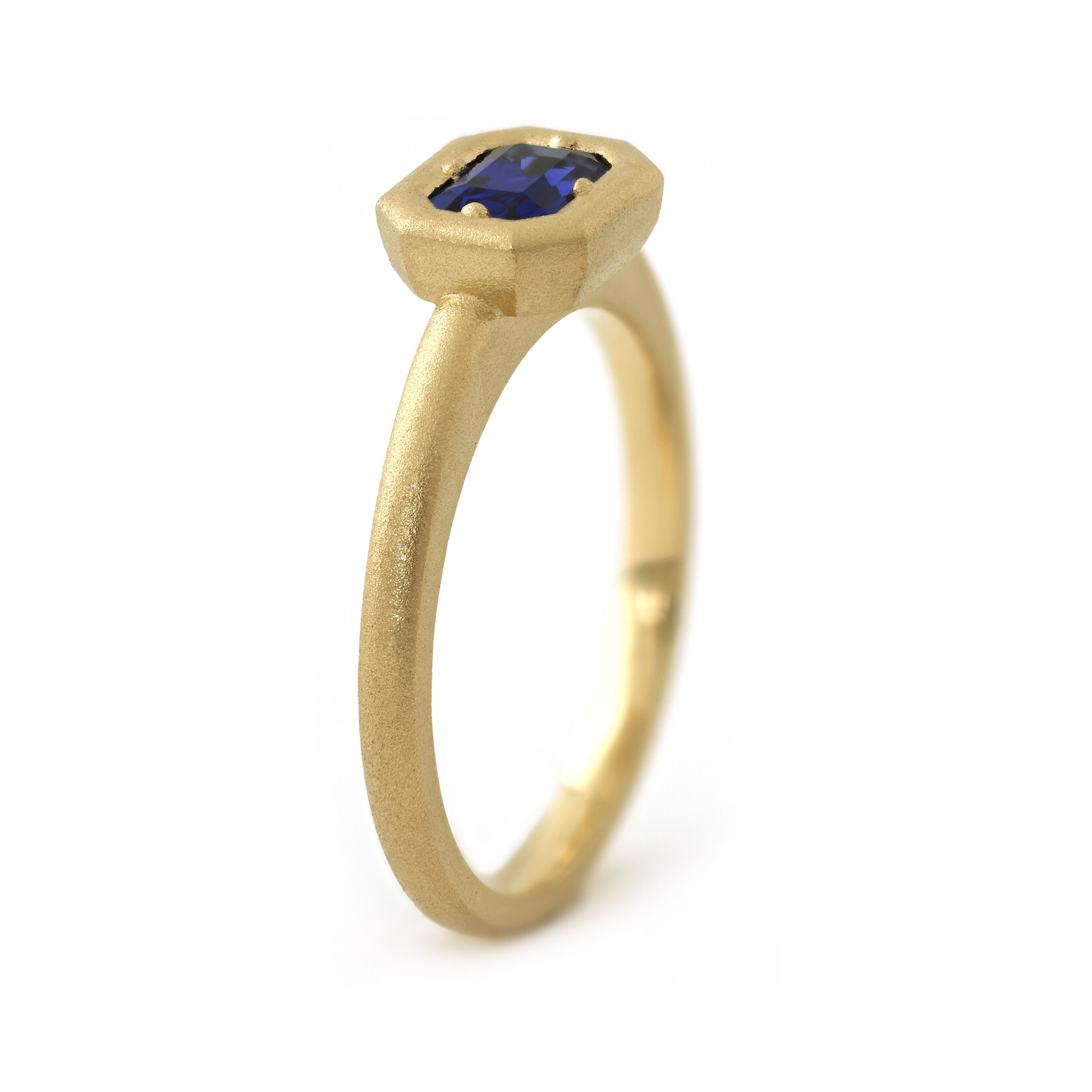 Baxter Moerman Anika Ring with Blue Sapphire