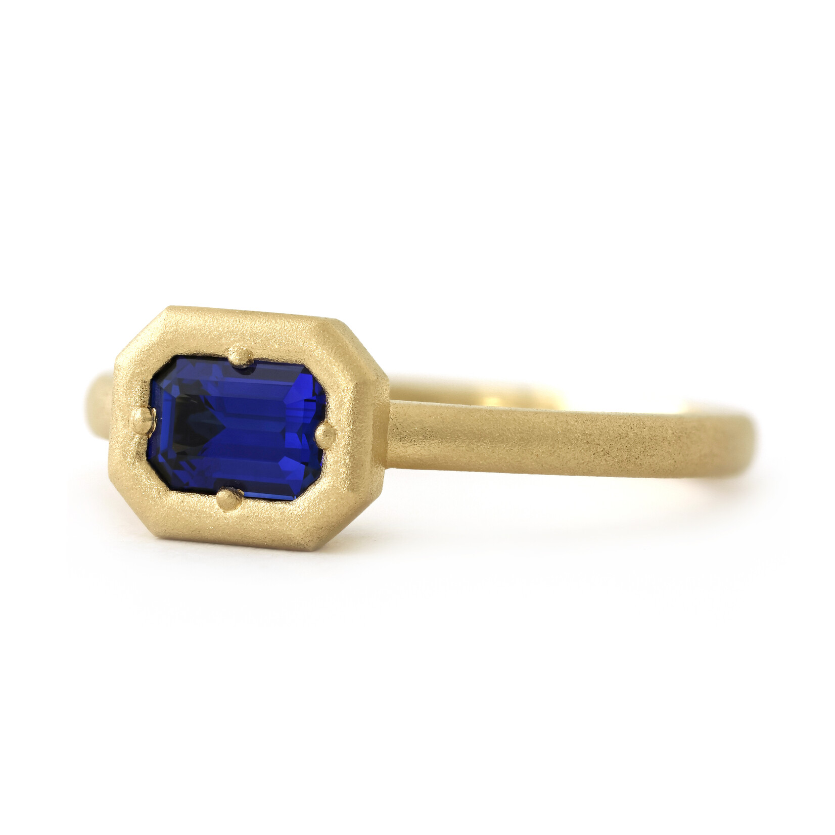 Baxter Moerman Anika Ring with Blue Sapphire