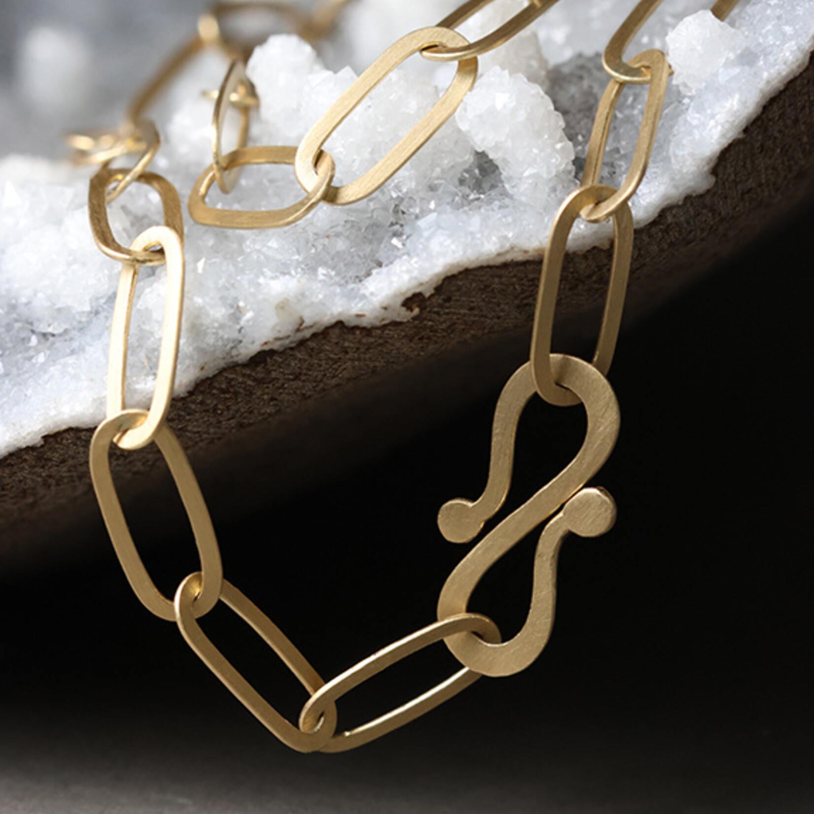 Baxter Moerman Niki Flat Link Handmade Chain Bracelet