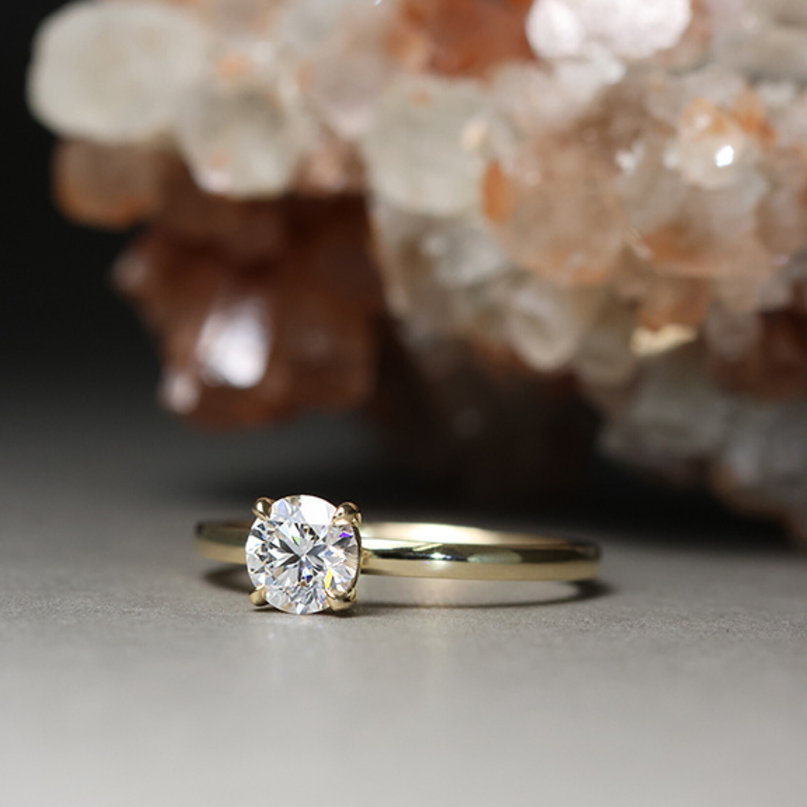 Baxter Moerman Chelsea Engagment Ring with Round Diamond