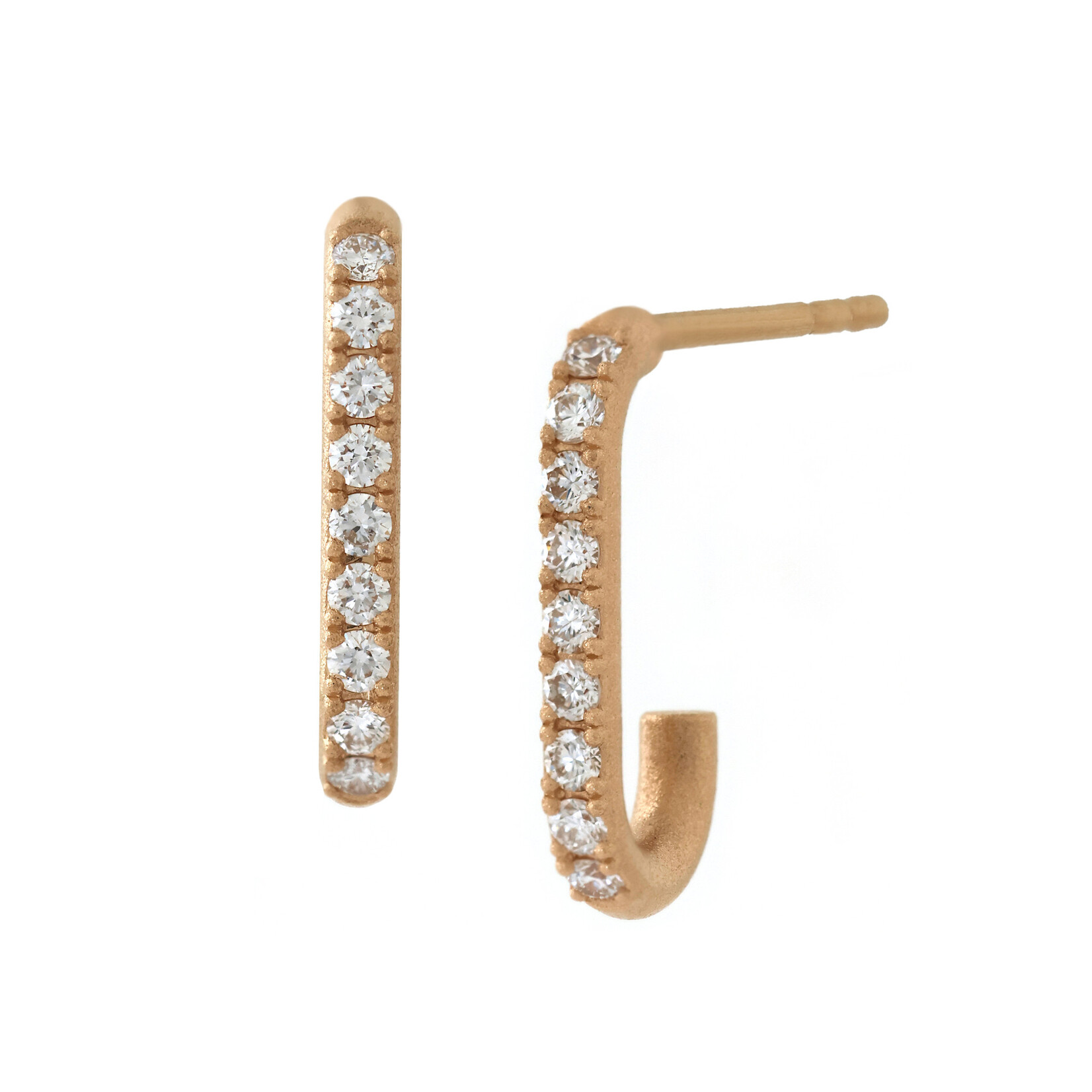 Baxter Moerman Lindsay Link Diamond Earrings