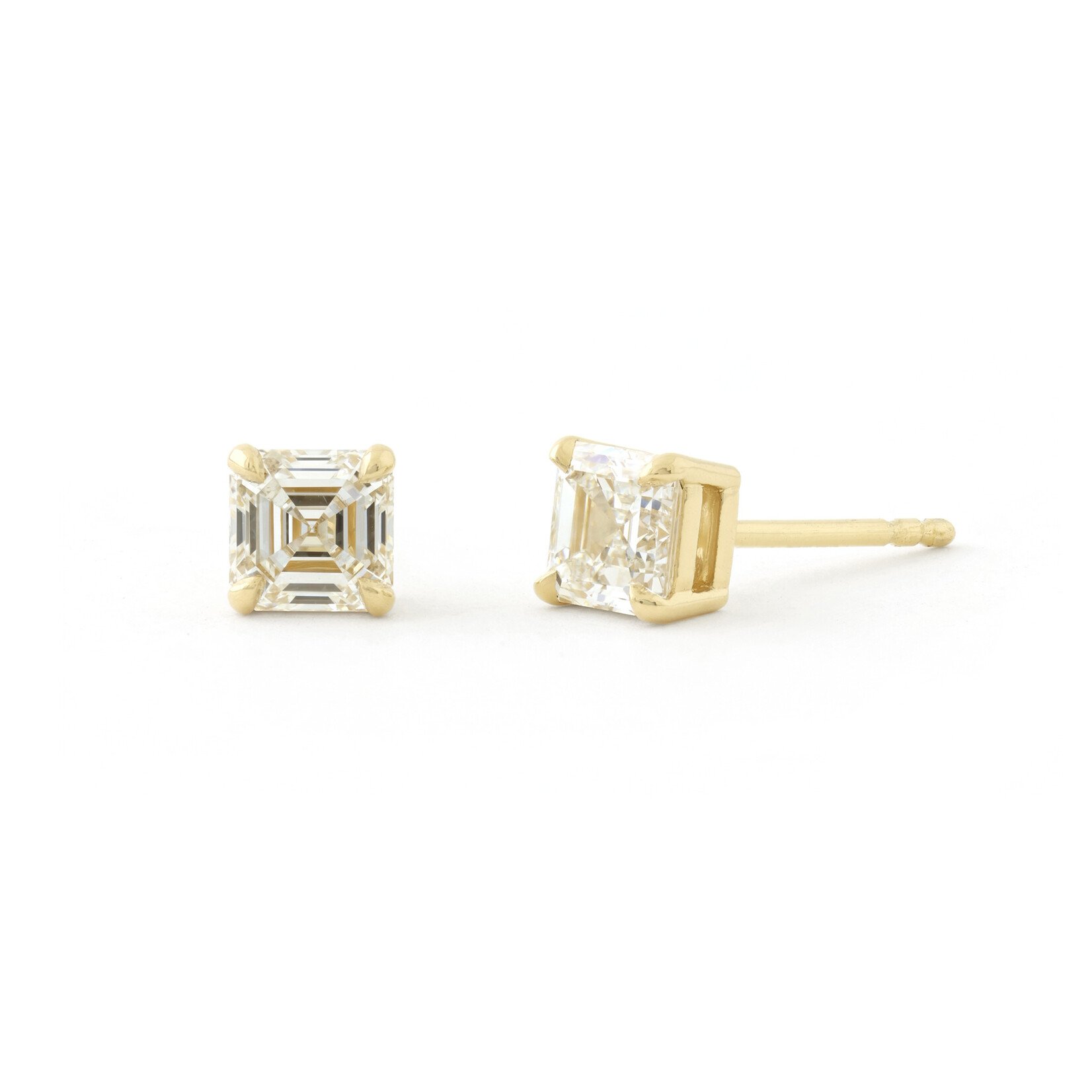Baxter Moerman Asscher Cut Diamond Studs - 1.00ctw