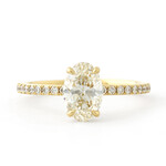 Baxter Moerman Grace Engagement Ring with Oval Diamond