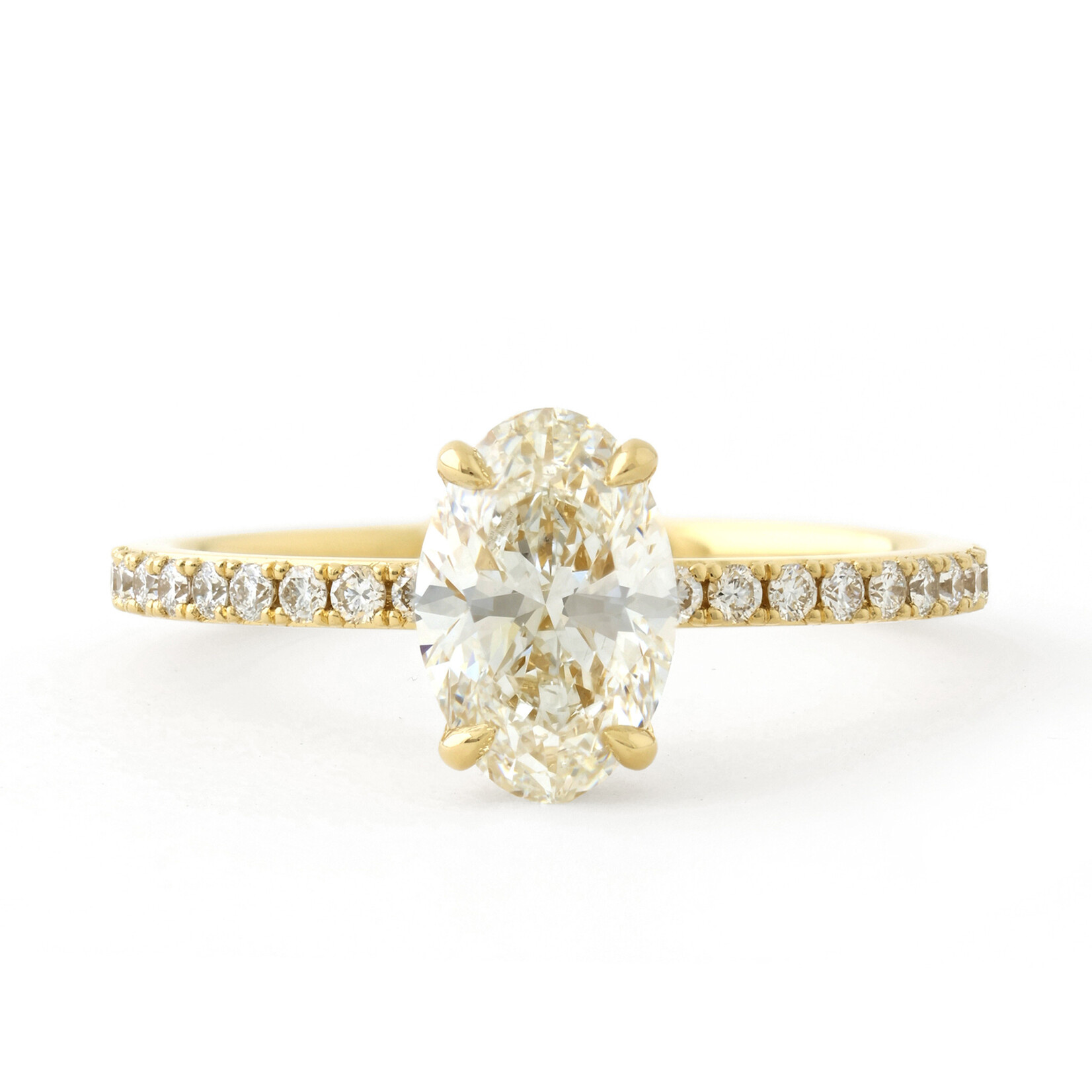 Baxter Moerman Grace Engagement Ring with Oval Diamond
