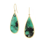 Baxter Moerman Emerald Smooth Drop Earrings