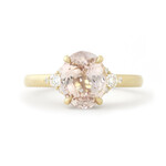 Baxter Moerman Maddie Ring with Peach Sapphire