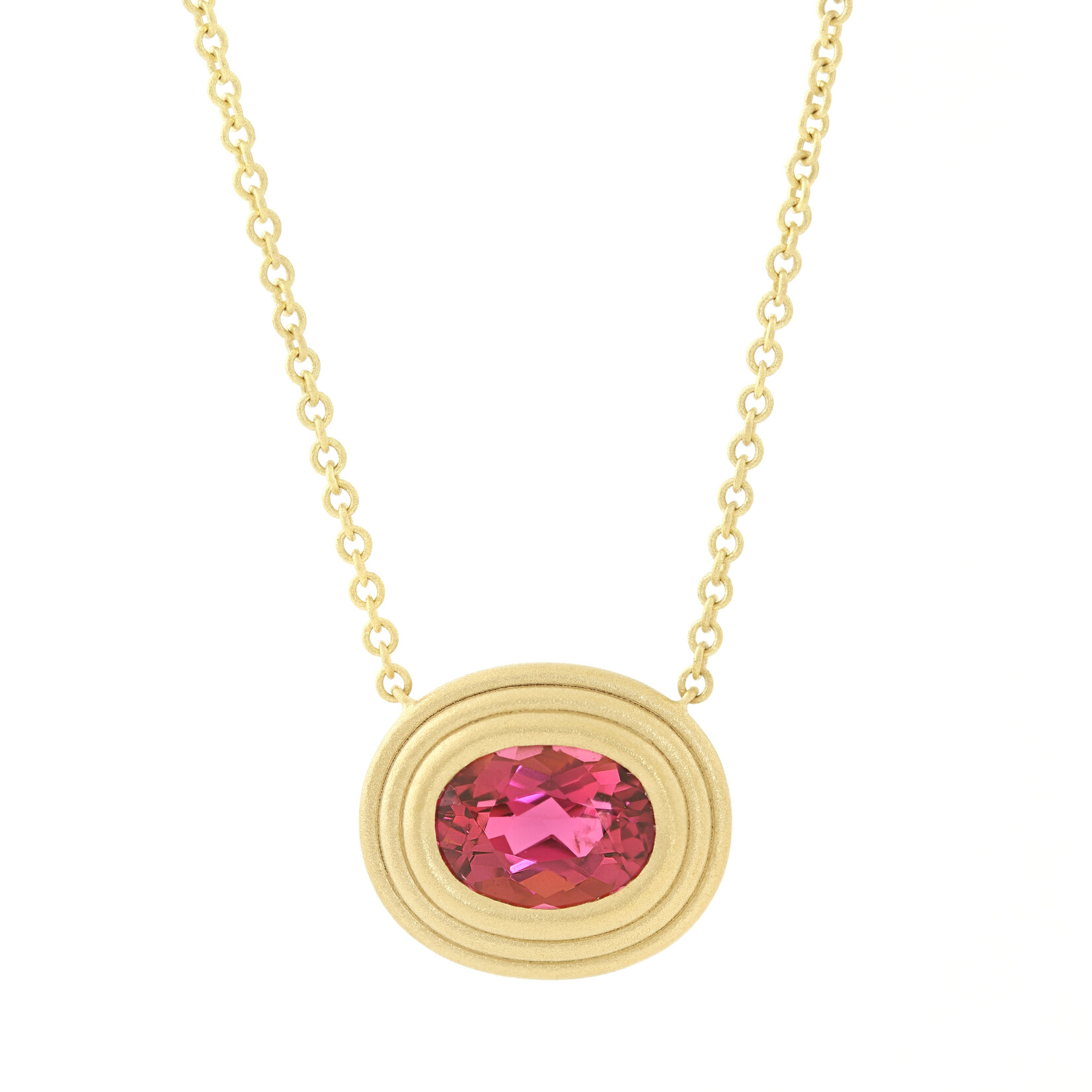 Baxter Moerman Ripple Necklace with Rubellite Tourmaline
