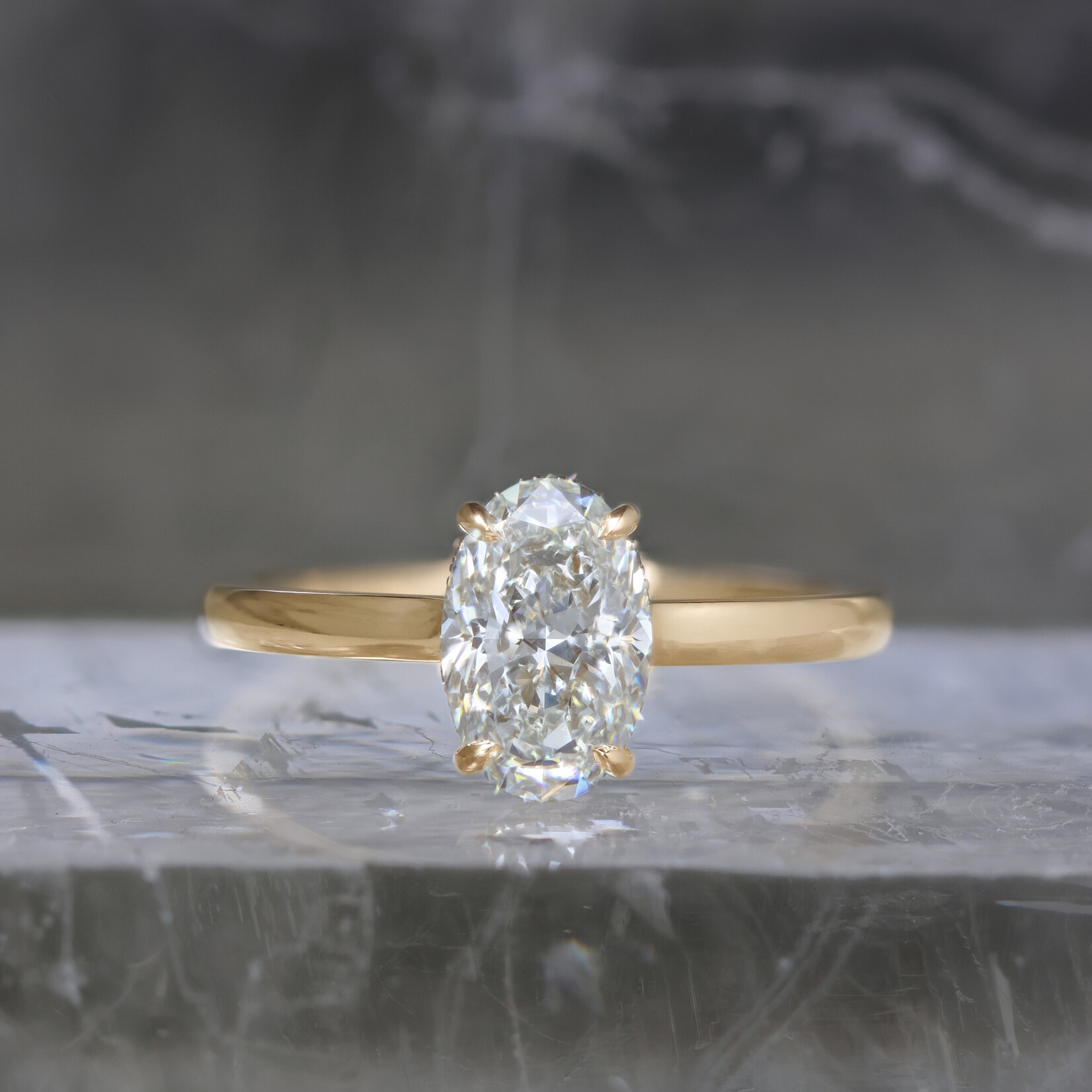 Baxter Moerman Gwen Ring with Oval Diamond