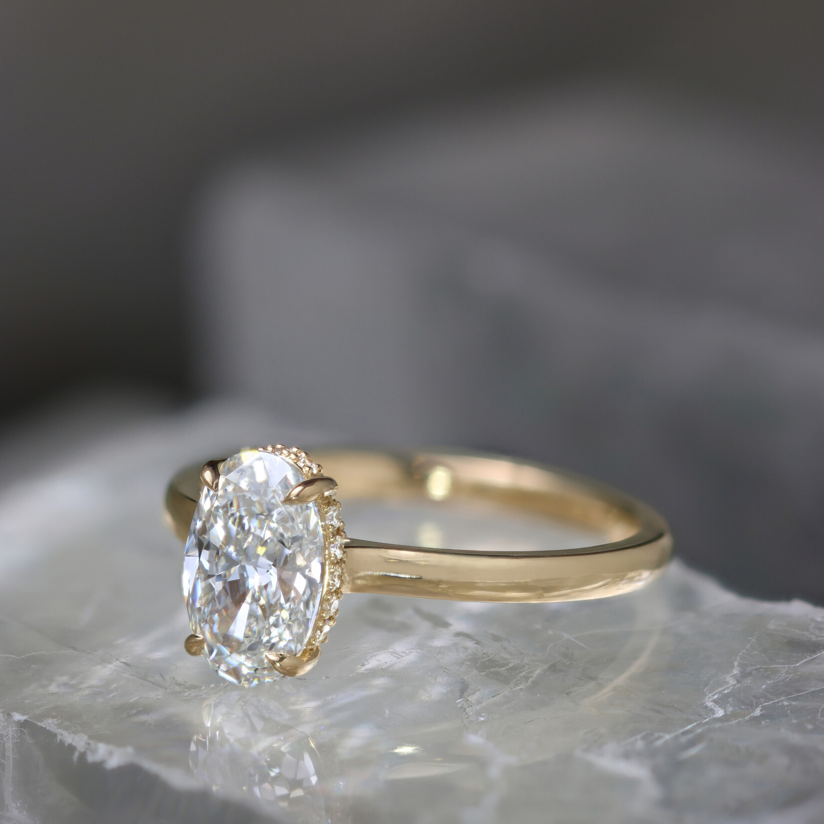 Baxter Moerman Gwen Ring with Oval Diamond