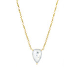 Baxter Moerman Salt & Pepper Pear Diamond Necklace
