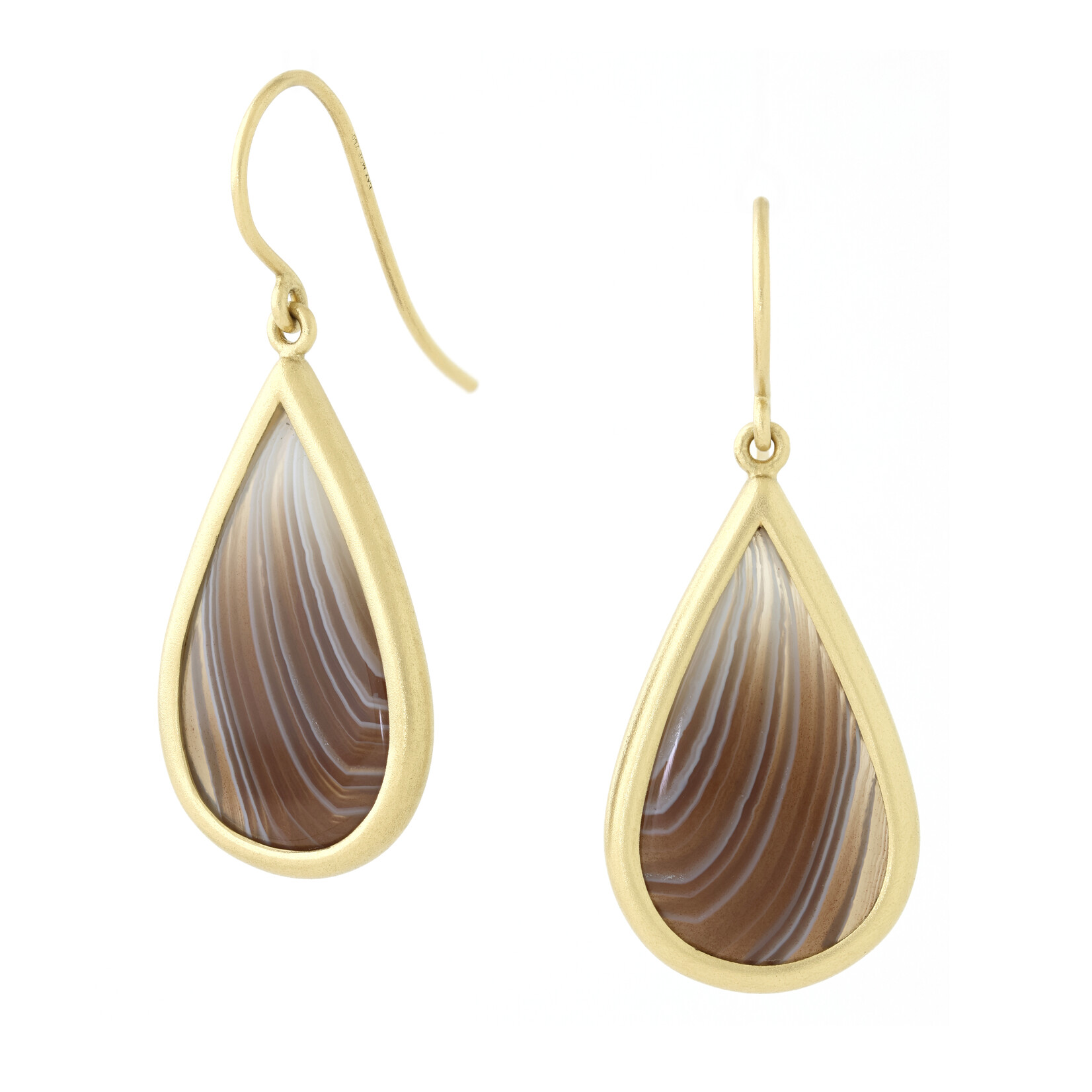 Baxter Moerman Botswana Agate Drop Earrings