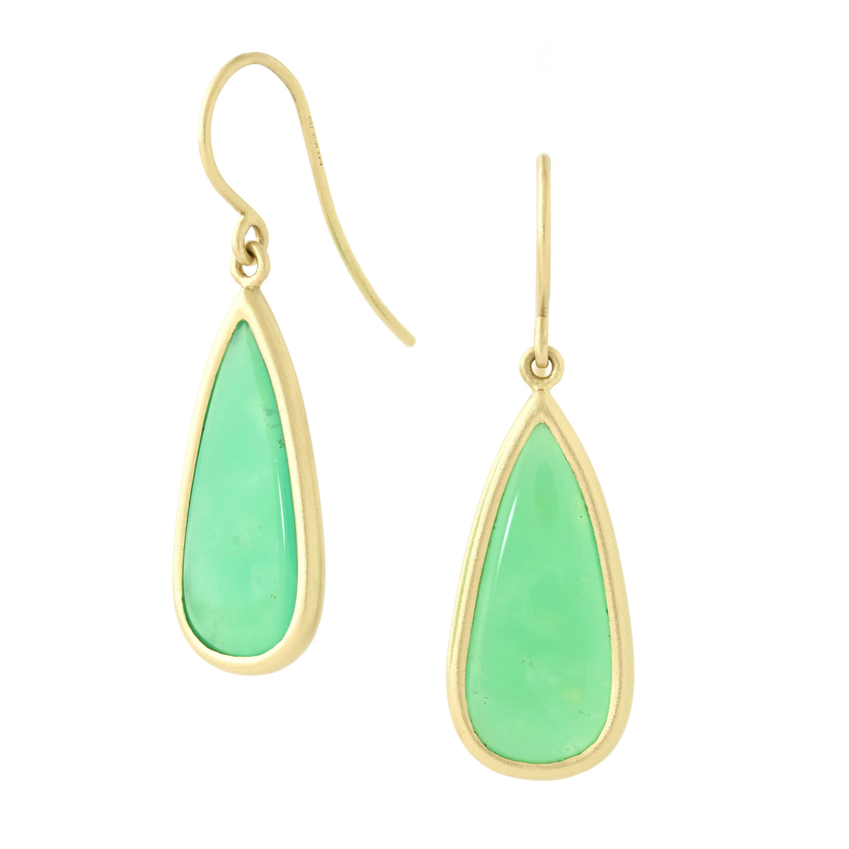 Baxter Moerman Chrysoprase Drop Earrings