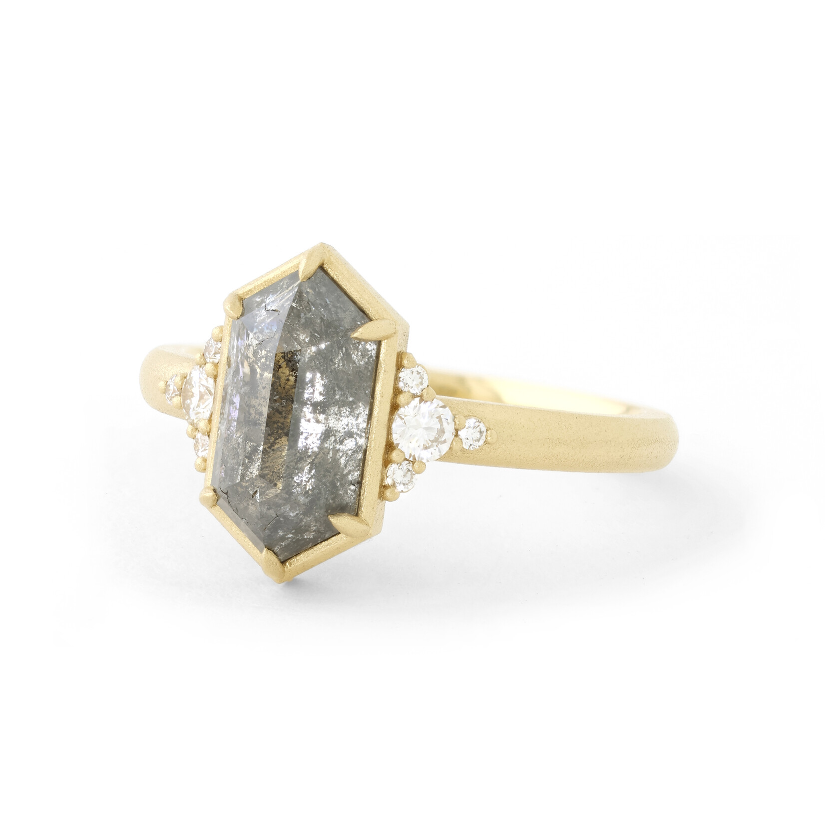 Baxter Moerman Maddie Ring with Rose Cut Hex Diamond