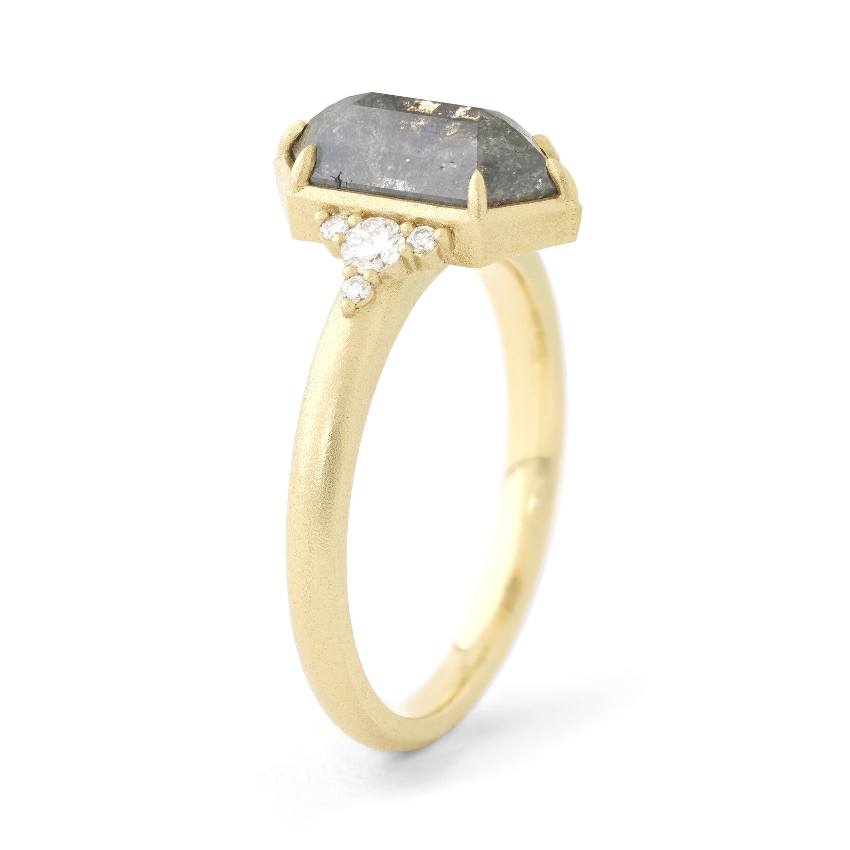 Baxter Moerman Maddie Ring with Rose Cut Hex Diamond