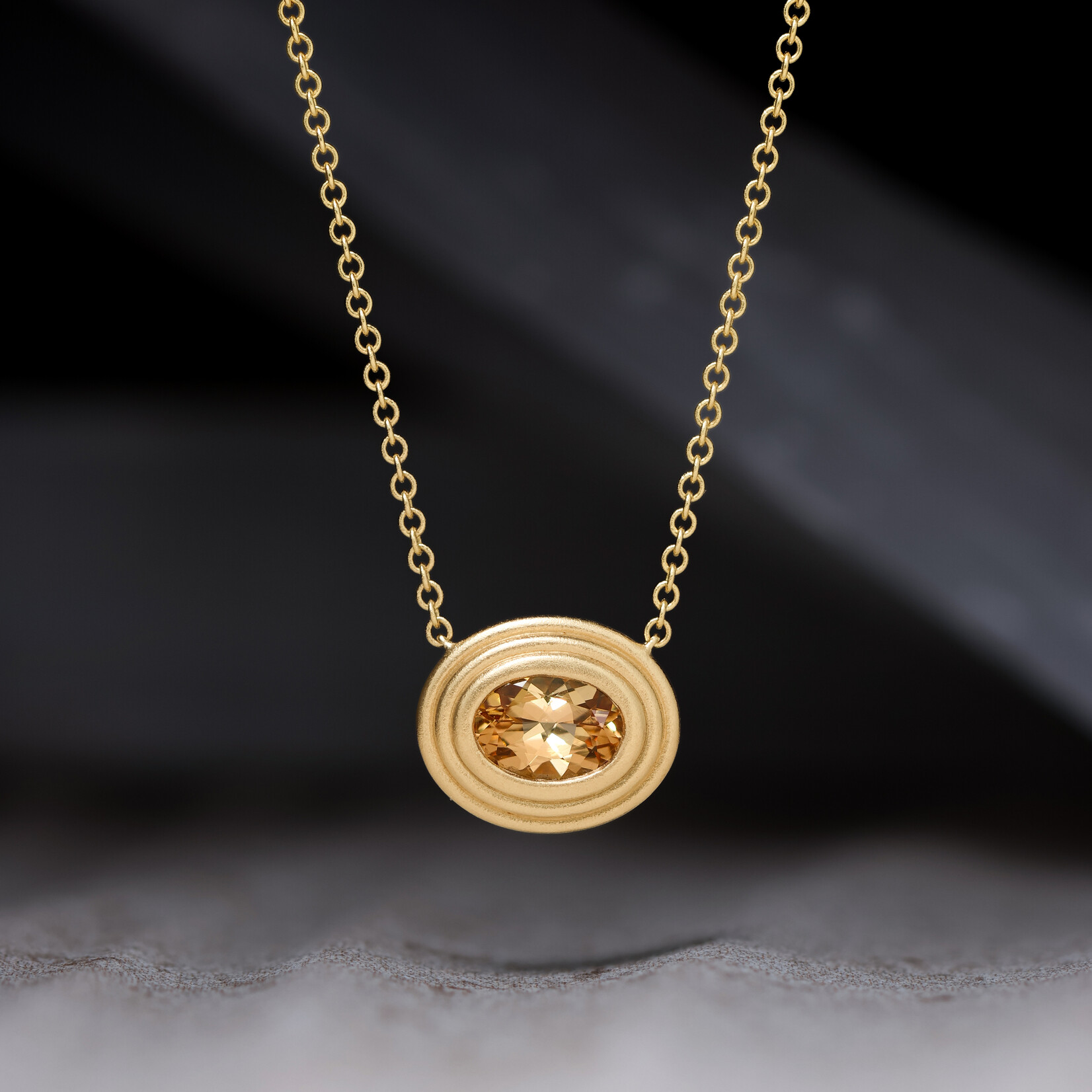 Baxter Moerman Ripple Necklace with Precious Topaz