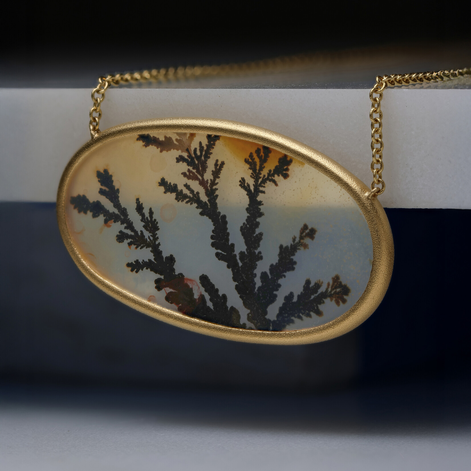Baxter Moerman Dendritic Agate Necklace
