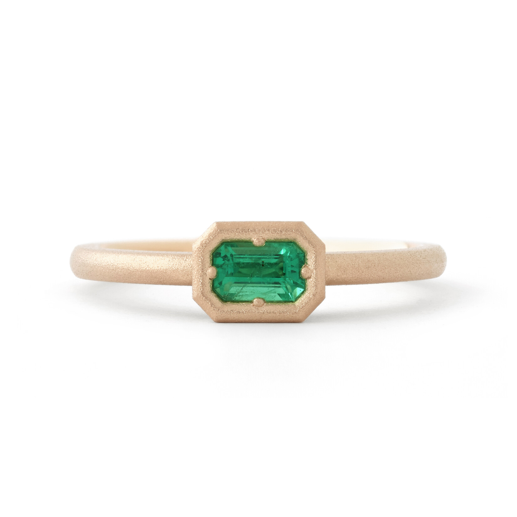 Baxter Moerman Anika Ring with Emerald