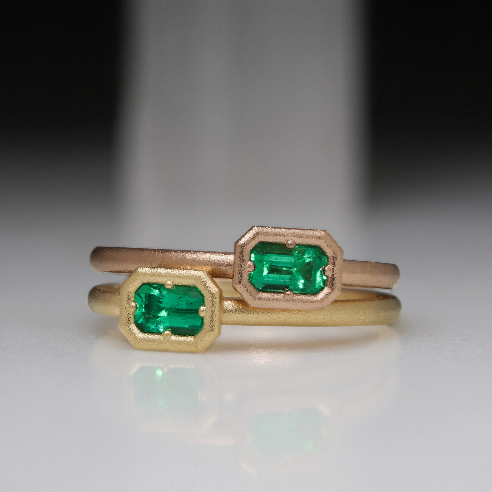 Baxter Moerman Anika Ring with Emerald