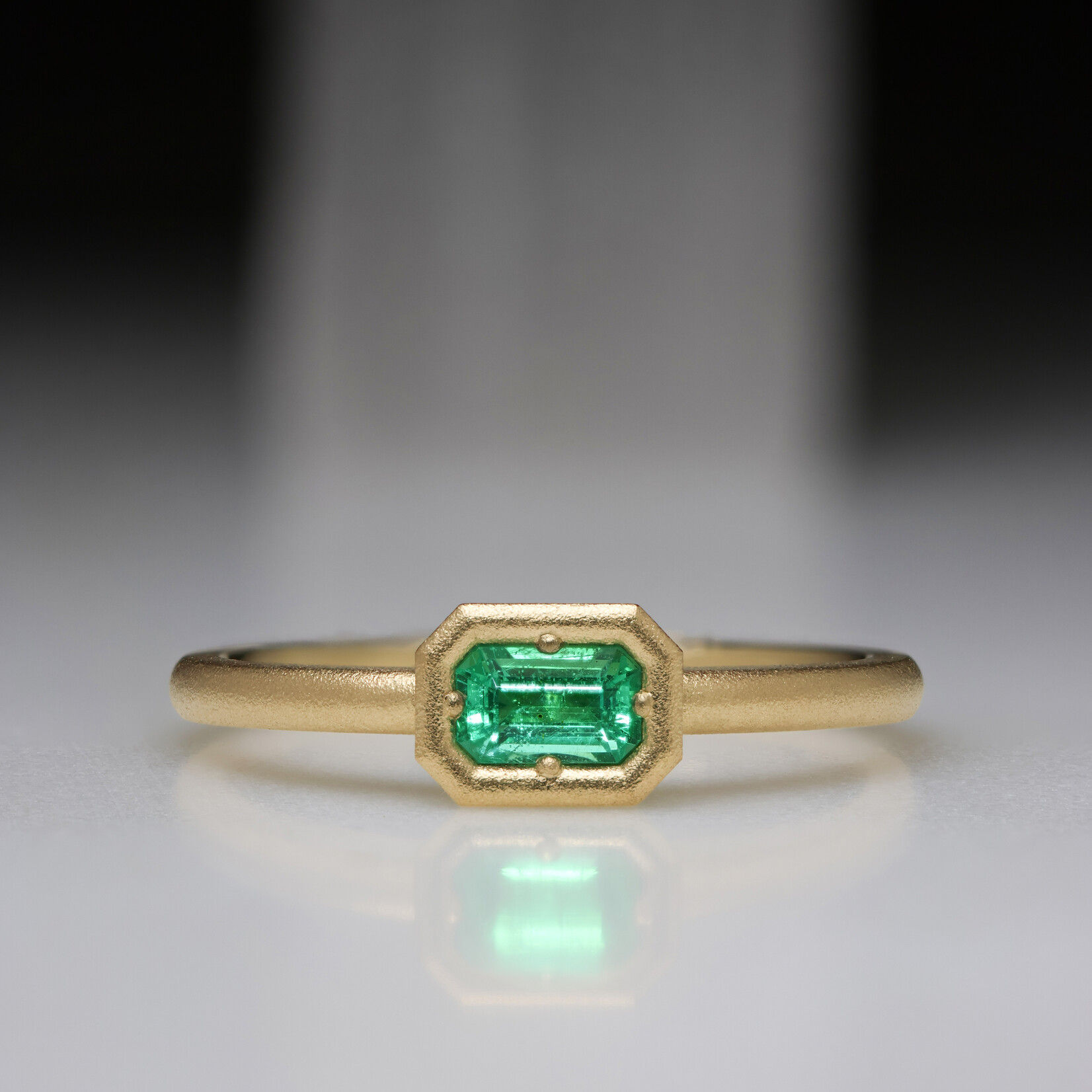 Baxter Moerman Anika Ring with Emerald