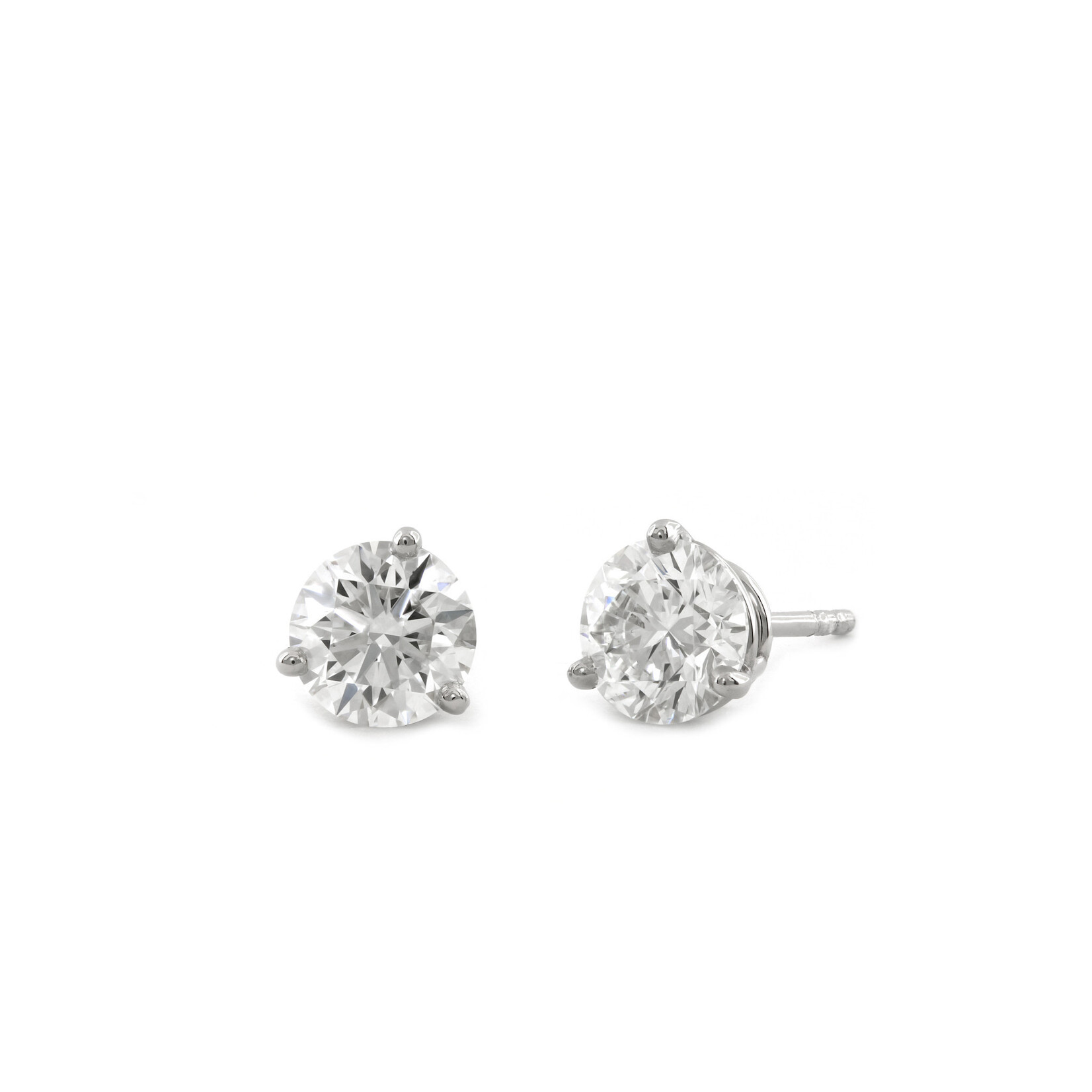 Baxter Moerman Diamond Stud Earrings Platinum - 1.00ctw