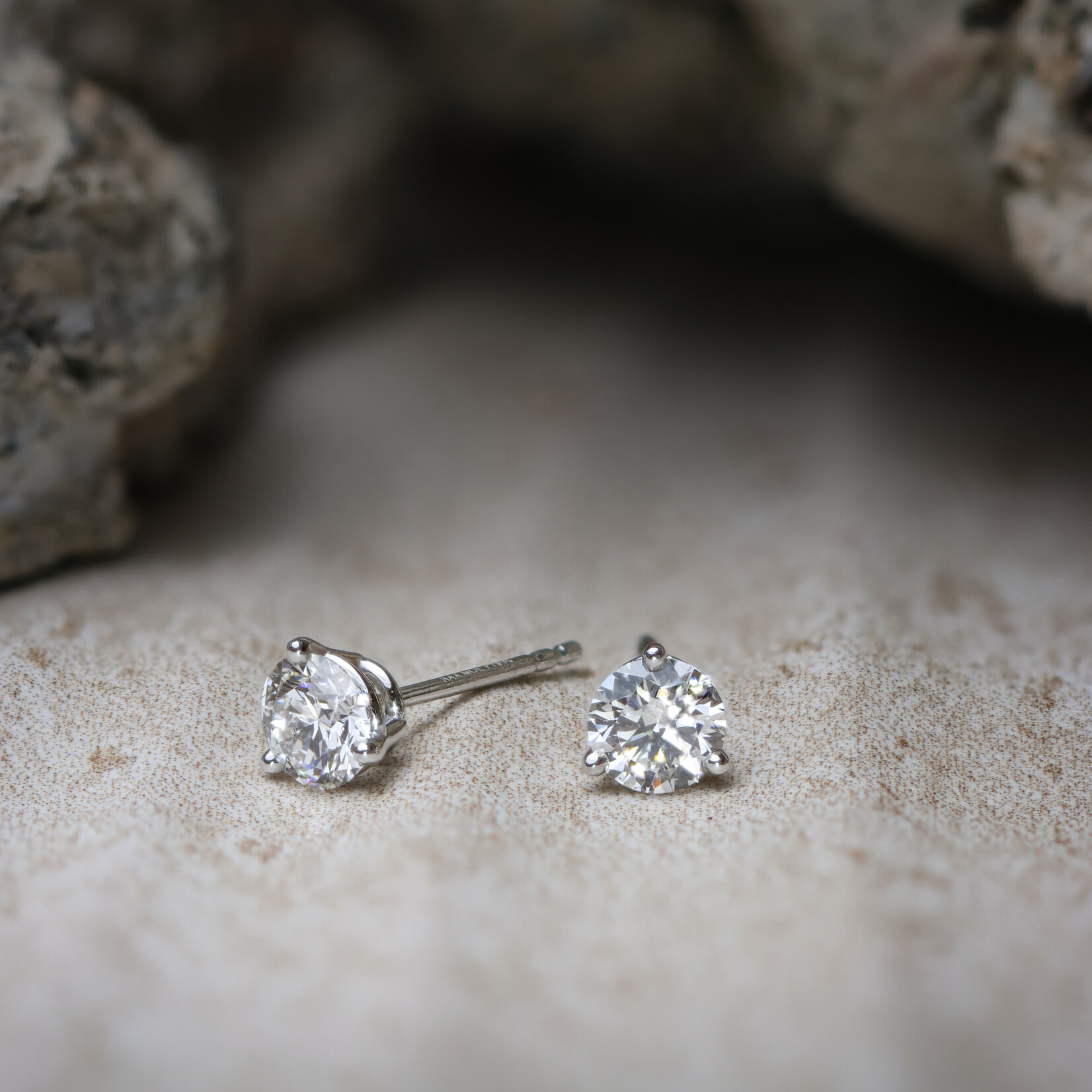Baxter Moerman Diamond Stud Earrings - 3/4ctw